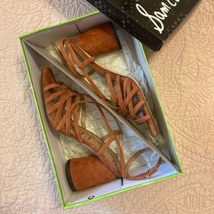 Sam Edelman Daffodil Rust Suede heels